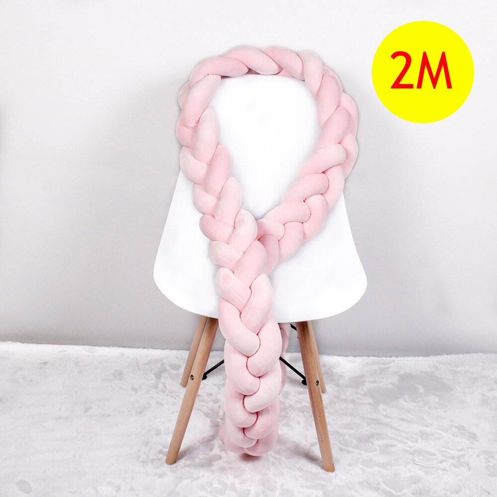 Braided Crib Bumper Baby Cushion